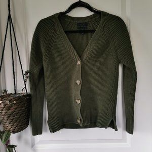 Olive Green Knit Sweater